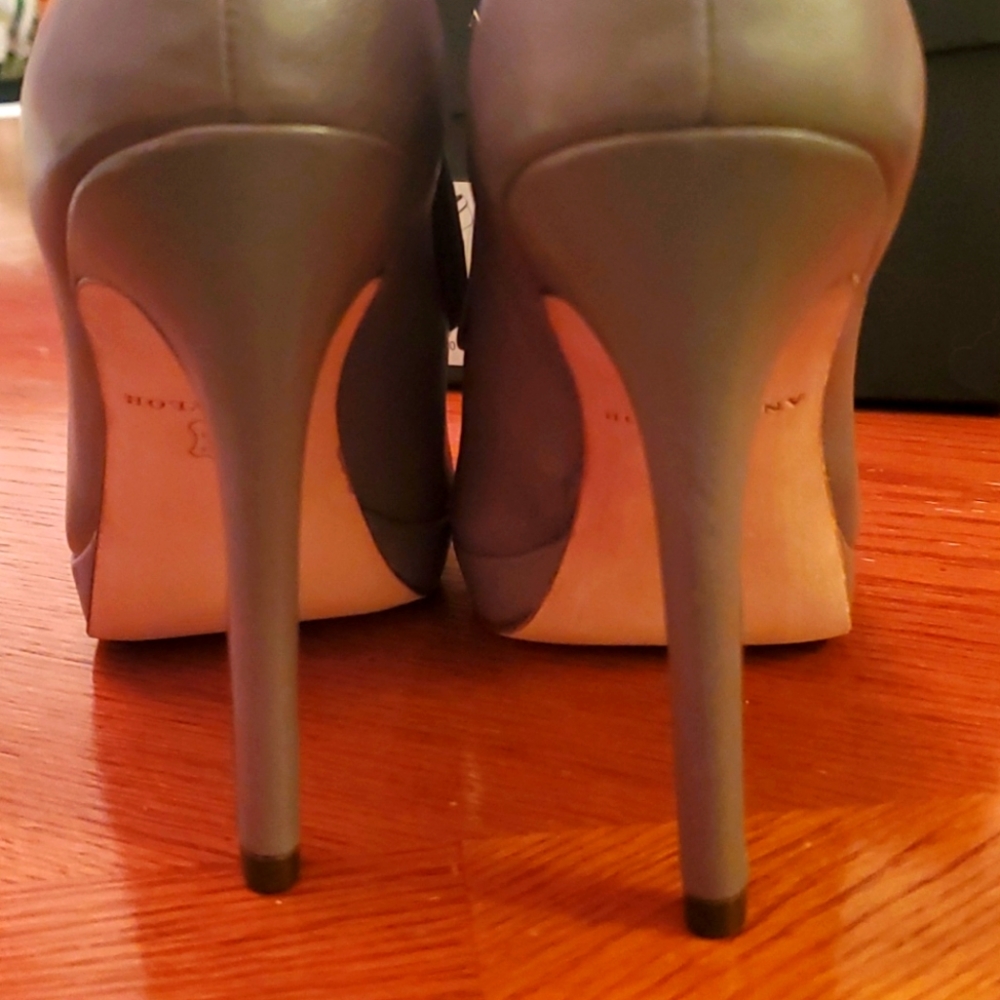 Ann Taylor Taupe Ankle Booties - Picture 9 of 10